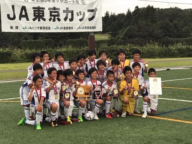 Jacpa東京fc５年生が東京都チャンピオンに輝きました 株式会社ジャクパ 幼児体育指導と英会話教室